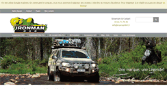 Desktop Screenshot of ironman4x4.fr